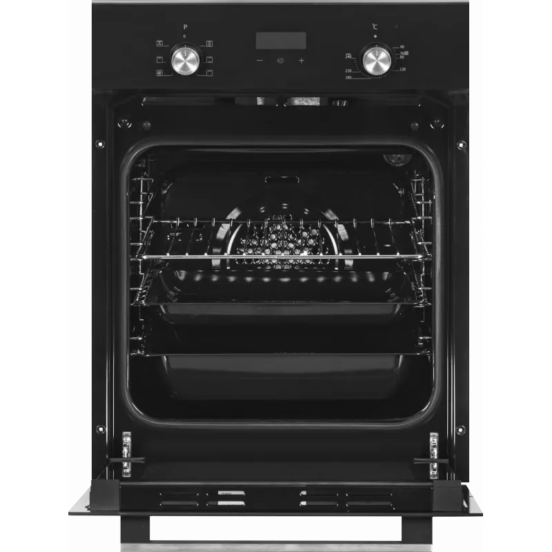 Forno de encastrar SIMFER 4207DERSP.1 — 47 L, multifunções, botões manuais pop-up, preto, 59,5×45 cm