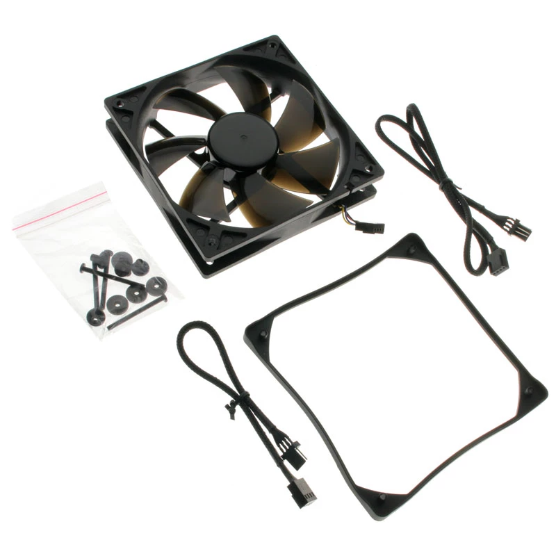 Noiseblocker ITR-PL-PS BlackSilent Pro PLPS ventoinha de caixa, 120 mm, PWM