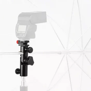 Suporte metálico para flash e guarda-chuva Walimex (1017040)