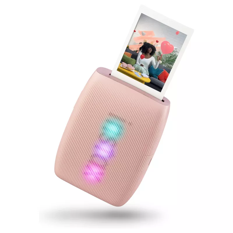 Impressora fotográfica Fujifilm Instax Mini Link 3 rosa Bluetooth impressora instantânea portátil
