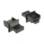 Tampa de proteção para conector fêmea RJ-45 DeLOCK 64020 preto 10 unid.