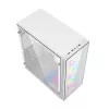 Caixa de computador Gaming Fornax 500, branco