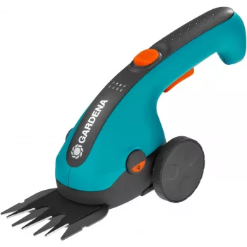 GARDENA rodas para tesouras de relva a bateria: rodas guia acessórias para conduzir em segurança as tesouras a bateria ClassicCut Li e ComfortCut Li na relva (9861-20)