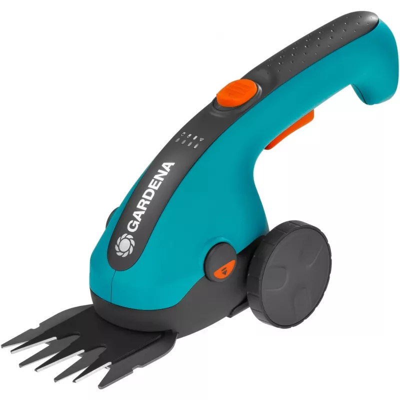 GARDENA rodas para tesouras de relva a bateria: rodas guia acessórias para conduzir em segurança as tesouras a bateria ClassicCut Li e ComfortCut Li na relva (9861-20)