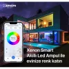 XENON Smart X7021 lâmpada LED RGB inteligente, 9 W, Wi-Fi, Bluetooth, branco