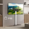 Suporte/base de TV ONKRON TS1140-W para ecrãs de 66–165,1 cm (26–65 polegadas), 35 kg, VESA 100x100–400x400, altura 880–1100 mm, branco