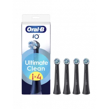 Cabeça de substituição Oral-B iO UltimateClean preto pack de 4