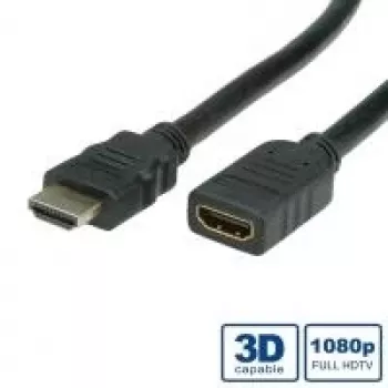 VALUE Secomp VALUE Cabo HDMI High Speed com Ethernet - Cabo de extensão HDMI com Ethernet - HDMI (M)