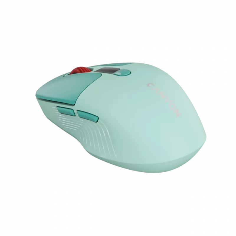 Canyon MW-26 – rato ótico sem fios 2 em 1 Bluetooth / 2,4 GHz – silencioso – verde