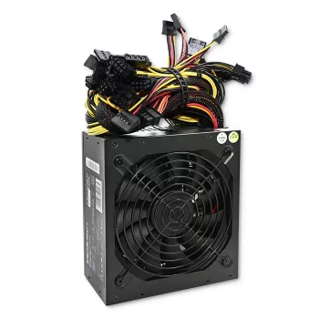 Fonte de alimentação QOLTEC Gaming Miner 1600W Gold, 1600 W, ATX, eficiência Gold