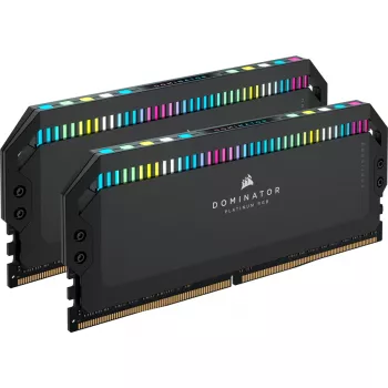DIMM 64 GB DDR5-6600 (2x 32 GB) Dual-Kit, memória preta, CMT64GX5M2B6600C32, Dominator Platinium, INTEL XMP