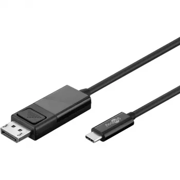 Goobay USB-C para DisplayPort. M/M. preto