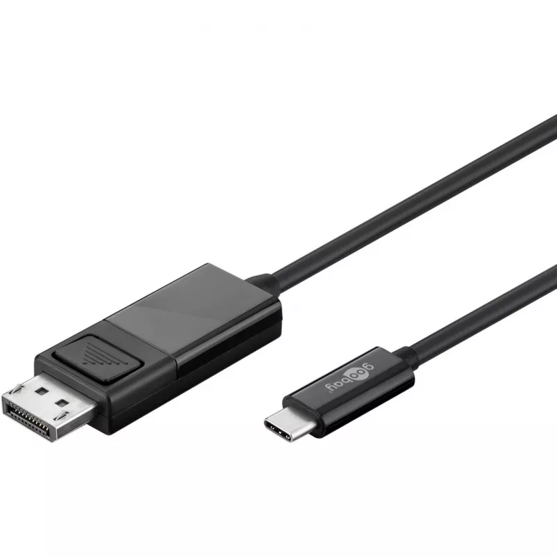 Goobay USB-C para DisplayPort. M/M. preto
