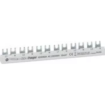 Hager barra de fases KDS563A 12 mod. 63A L1N-L2N-L3N