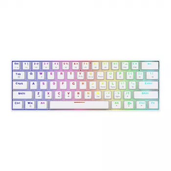 Teclado mecânico Whiteout X2, Blue Outemu, Hot Swap Savio Savgk-white