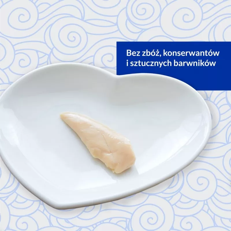INABA Frango Grelhado, filete extra tenro em caldo com aroma a vieira - Petiscos para gatos - 25 g