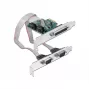DeLOCK - Adaptador Paralelo/Série - PCIe 1.1 Low-Profile - paralelo x 1 + série x 2 (90413)