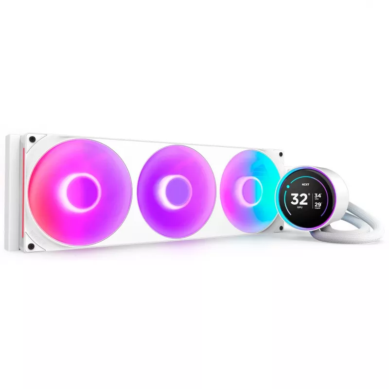 Kraken Elite 420 RGB 420 mm, refrigeração líquida branco