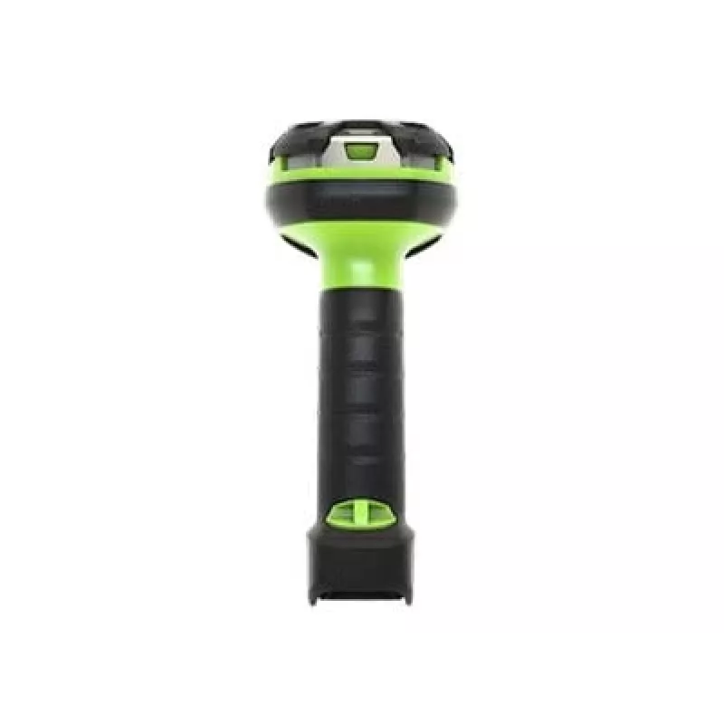 Zebra LI3608-ER20003VZWW leitor de códigos de barras 1D portátil robusto, com fio, USB/RS-232/KBW, IP67, motor de vibração, verde industrial