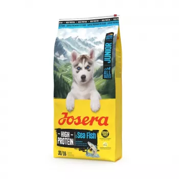 Comida seca para cães JOSERA High Protein Junior Sea Fish 12,5 kg — para cachorros em crescimento