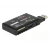 Leitor de cartões SuperSpeed USB DeLOCK CF SD Micro SD MS M2 xD 5 Gbps