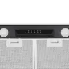 CATA GT-PLUS 45 BK/M 02030408 exaustor de cozinha (canopy), 60 cm, 645 m³/h, classe energética C, LED, filtros metálicos, controlo mecânico, preto