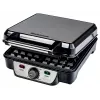 Máquina de waffles Ravanson GR-7030 — 4 waffles, 1100 W, placas antiaderentes, termostato regulável, pega que não aquece