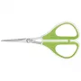 Tesoura WEDO 975 411 universal corte reto individual 114 mm, verde/branca