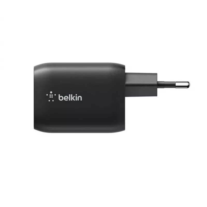 Carregador duplo USB-C Belkin ENA007KQBK 65W – carregamento duplo USB-C PD para portáteis e dispositivos móveis