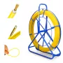 Meia de tração para cabos Extralink EX.16002 azul amarelo fibra ótica 4,5 mm
