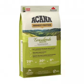 Acana Dog TF Regionals Grasslands 11,4 kg Adulto Pato, Ovo, Peixe, Borrego