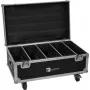 Flightcase Roadinger 31005238 para 4× LED CLS-18 QCL RGB/WW