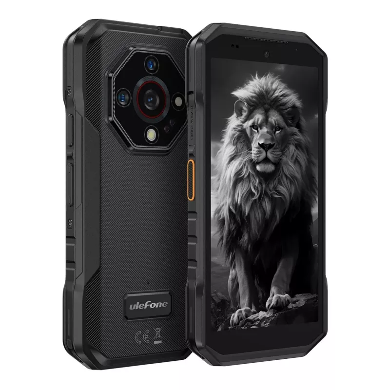 Ulefone Armor X32 Pro 5G smartphone, 5,65 polegadas, 8 GB RAM, 256 GB, IP69K, Android 14, Future Black