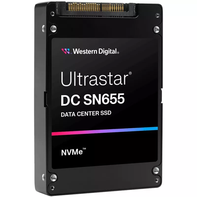 Unidade SSD Western Digital 61,4 TB U.3 PCI Express 4.0 Ultrastar DC SN655