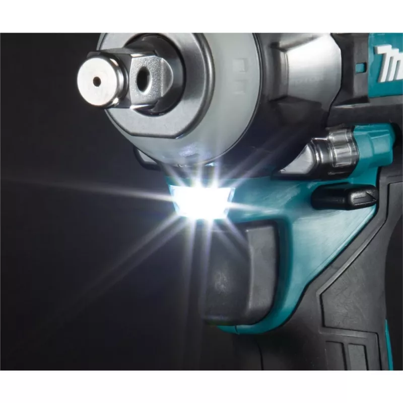 Makita TW004GZ XGT chave de impacto sem fios 40 V, 1/2 polegada, 3200 rpm, 350 Nm, sem bateria e carregador, azul/preto