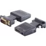 Adaptador de cabo VGA (D-Sub) para HDMI + 3,5 mm ShiverPeaks BS10-01005