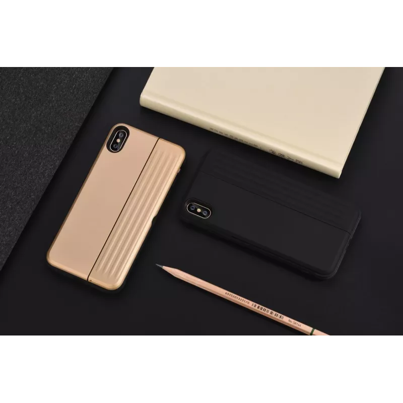 Capa de proteção Devia H-Card Series para iPhone XS Max 6.5, dourado
