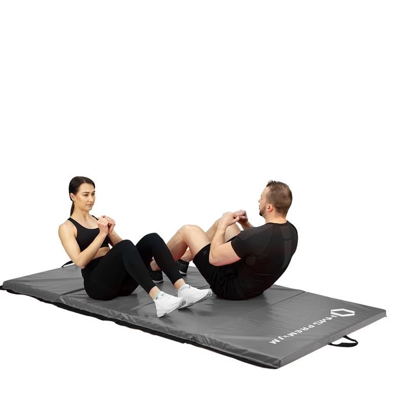 Tapete de treino multiusos HMS Fitness MGS01 cinzento