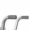 Banco de banheira ActionMed LW200AM design rebaixado para banheira, Tecnopolímero, prateado, antiderrapante, ajuste horizontal