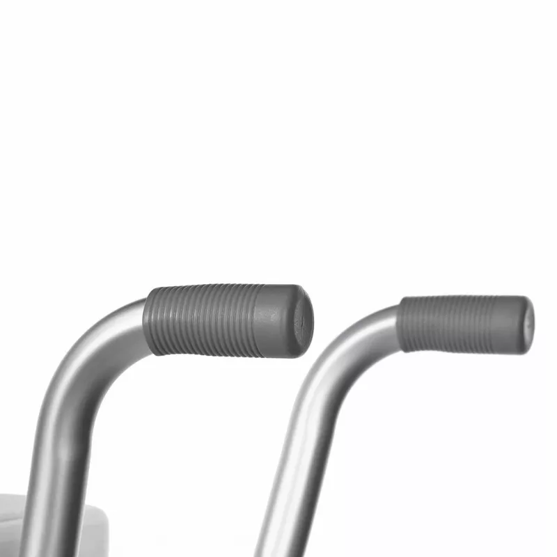 Banco de banheira ActionMed LW200AM design rebaixado para banheira, Tecnopolímero, prateado, antiderrapante, ajuste horizontal