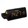 Rádio-relógio SENCOR SRC 330 OR — rádio-relógio FM com visor LED de 1,2 polegadas, duplo alarme, projeção vermelha 180°, temperatura interior, backup de pilha