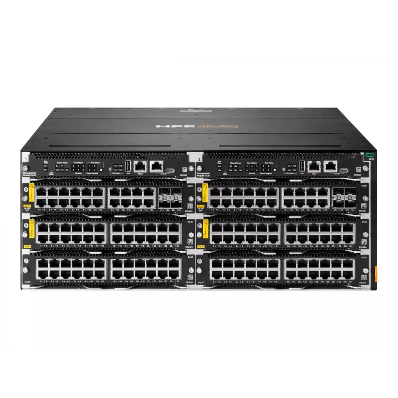 Módulo HPE Aruba Networking CX 5420 24p 10M/100M/1G Class4 PoE - Switch - L3 - gerido - 24 x 10/100/1000 (PoE Class 4) (S0U62A)