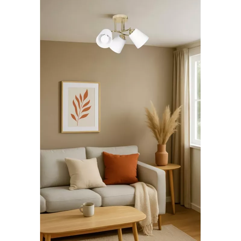 Activejet AJE-EMILY 3P GOLD E27 candeeiro suspenso 3x40W
