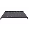 Prateleira de rack Extralink FIXED SHELF FOR 800MM DEPTH CABINET 19 polegadas 500MMX1U PRETO