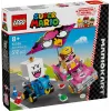 Conjunto de brinquedo de construção LEGO 72038 Super Mario Mario Kart Wario King Buu Huu – figuras de personagens e elementos de pista