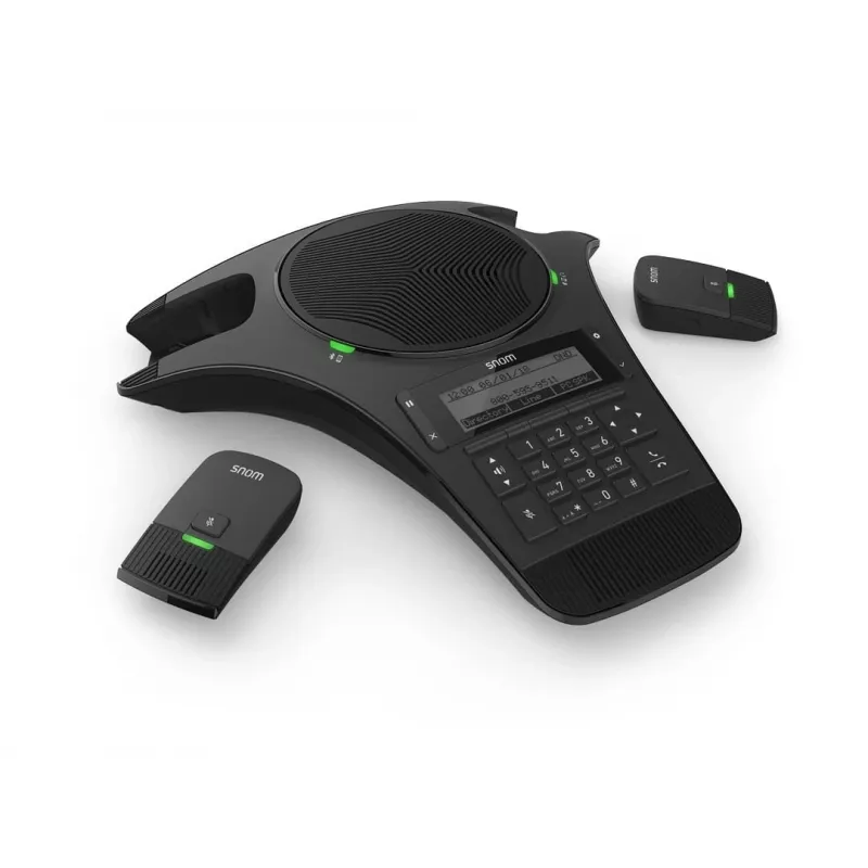 snom C520-WiMi - Telefone de conferência VoIP - com interface Bluetooth - DECT - função de chamada tripla - SIP - 3 linhas - preto (4356)