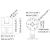 Hikvision DS-1473ZJ-135 Acessório para câmara de segurança suporte