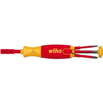 Chave de fendas Wiha LiftUp 41158 com depósito de bits integrado, modelo SB283109022