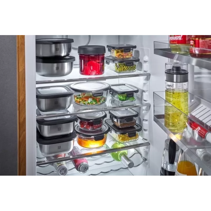 Recipiente para alimentos GEFU Provido redondo, 1000 ml