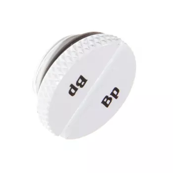 Componente de sistema de refrigeração para computador BitsPower BP-DWWP-C09 — conector/acessório em latão branco